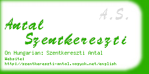 antal szentkereszti business card